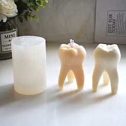 Tooth DIY Candle Food Grade Silicone Molds&nbsp;CAND-PW0007-035