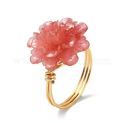Synthetic Shell Dyed Finger Rings&nbsp;RJEW-JR01057