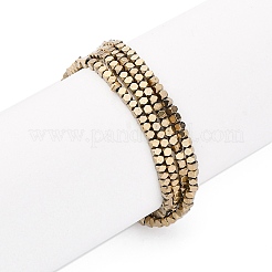 Electroplated Non-magnetic Hematite Beads Strands&nbsp;G-P571-D01-01