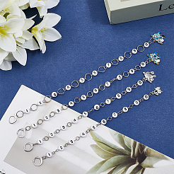 4Pcs Acrylic Beaded Knitting Row Counter Chains&nbsp;HJEW-SC00187