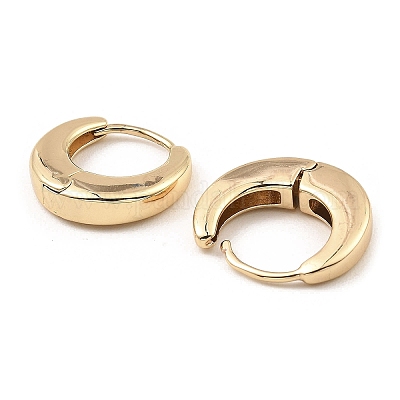 Brass Hoop Earrings&nbsp;EJEW-I289-20B-KCG-1