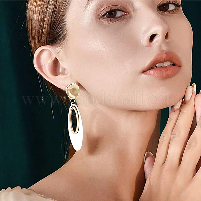 12Pcs Brass Stud Earring Findings&nbsp;KK-BC0008-34-1