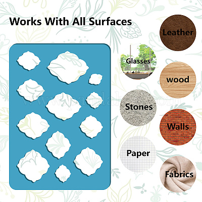 Acrylic Earring Handwork Template&nbsp;DIY-WH0359-049-1