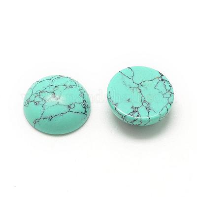 Synthetic Turquoise Cabochons&nbsp;G-R416-8mm-44-1