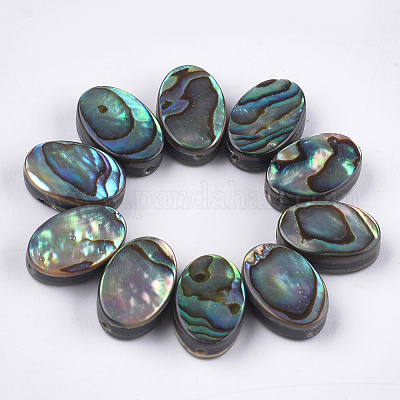 Abalone Shell/Paua Shell Beads&nbsp;SSHEL-T008-07-1