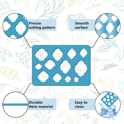 Acrylic Earring Handwork Template&nbsp;DIY-WH0359-049-1