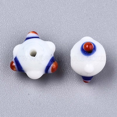 Handmade Bumpy Lampwork Beads&nbsp;LAMP-S194-003-A04-1