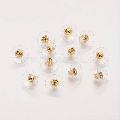 Brass Ear Nuts&nbsp;X-KK-E446-14G-1