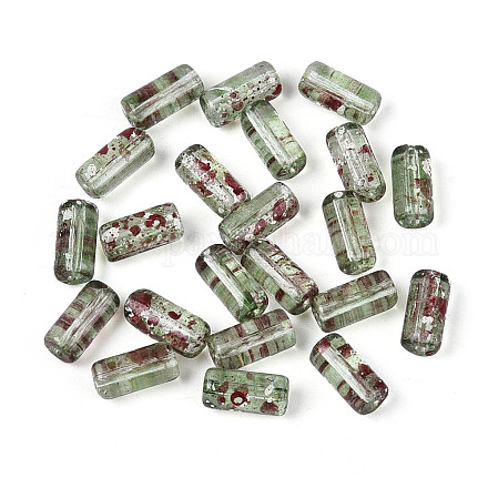 Picasso Transparent Glass Bugle Beads SEED-N010-02K-1