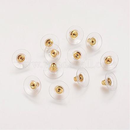 Brass Ear Nuts&nbsp;X-KK-E446-14G-1
