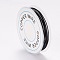 Round Craft Copper Wire, Black, 18 Gauge, 1mm, about 8.2 Feet(2.5m)/roll