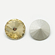 Pointed Back Glass Rhinestone Cabochons&nbsp;RGLA-T086-18mm-04-2