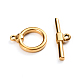 Ion Plating(IP) 304 Stainless Steel Toggle Clasps&nbsp;STAS-D142-04A-G-2