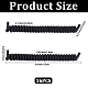 8 Pairs Polyester Curly No Tie Spring Shoelaces&nbsp;AJEW-CP0010-32B-2
