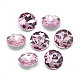 Pointed Back Glass Rhinestone Cabochons&nbsp;RGLA-T029-8mm-03-1