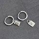 925 Sterling Silver Rectangle Hoop Earrings Simple Geometric Fashion Accessory&nbsp;KF9307-2-3
