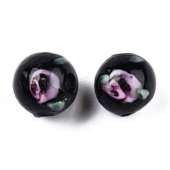 Handmade Lampwork Beads Strands&nbsp;LAMP-N021-45A