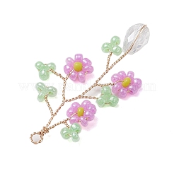 Glass Seed Beads Pendants&nbsp;PALLOY-JF02699