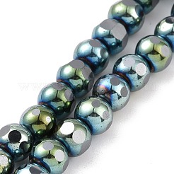 Electroplated Non-magnetic Synthetic Hematite Beads Strands&nbsp;G-G862-02