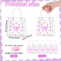 30Pcs PVC Tote Bags with Handles&nbsp;ABAG-PB0001-01