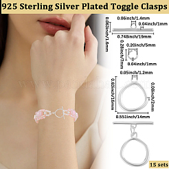 Brass Toggle Clasps&nbsp;KK-BBC0020-99
