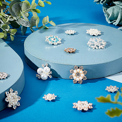 48Pcs 12 Style Alloy Cabochons&nbsp;FIND-GF0001-93