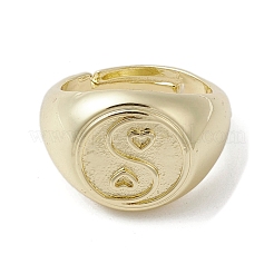 Brass Adjustable Rings&nbsp;RJEW-K257-84G