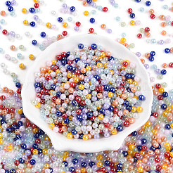 Transparent Colours Luster Glass Seed Beads&nbsp;SEED-N007-10
