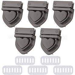 Heart Zinc Alloy Purse Locks&nbsp;AJEW-CP0011-65
