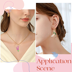 20Pcs 10 Styles Alloy Enamel Pendants&nbsp;ENAM-SC0006-74