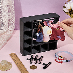 2Pcs Plastic Wardrobe Model&nbsp;DIY-UN0008-30C
