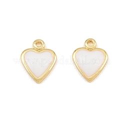 Brass Enamel Pendants&nbsp;KK-CBABBCE-02G
