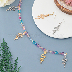 40Pcs 4 Styles Zinc Alloy Pendants&nbsp;PALLOY-CA0002-47