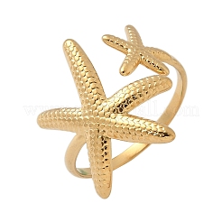 304 Stainless Steel Cuff Rings&nbsp;RJEW-P150-03B-G