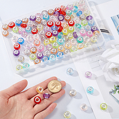 120Pcs Resin European Beads&nbsp;FIND-SP0002-05F