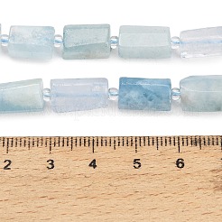 Natural Aquamarine Beads Strands&nbsp;G-F836-B10-01