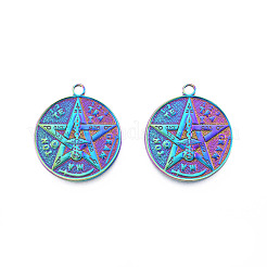 Ion Plating(IP) 201 Stainless Steel Pendants&nbsp;STAS-N098-238M