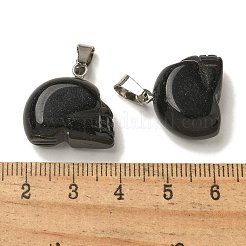 Natural Obsidian Pendants&nbsp;G-Z067-02P-04