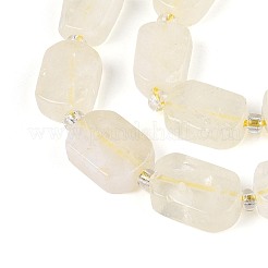 Natural Lemon Quartz(Heated) Beads Strands&nbsp;G-T138-26A-05
