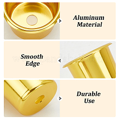 Aluminum Candle Cups&nbsp;FIND-WH0110-988