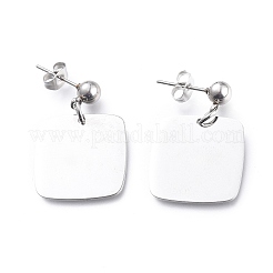 Non-Tarnish 304 Stainless Steel Paperclip Chains & Cable Chain Jewelry Sets&nbsp;SJEW-K153-62P