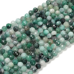 Natural Emerald Beads Strands&nbsp;G-M092-D01-03