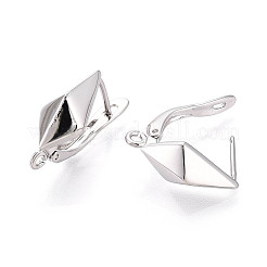 Brass Hoop Earring Findings&nbsp;KK-N267-32P