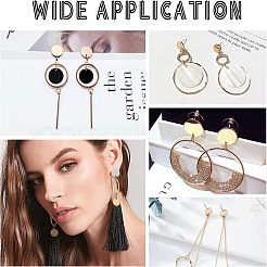 PVD Vacuum Plating 304 Stainless Steel Stud Earring Findings&nbsp;STAS-UN0016-05B-RG