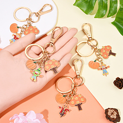 Halloween Alloy Enamel Pendant Decoration&nbsp;KEYC-YW00162-01