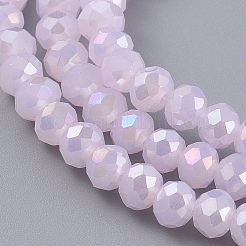 Electroplate Glass Beads Strands&nbsp;EGLA-A034-P3mm-B12