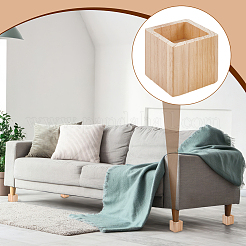 Square Wood Furniture Legs&nbsp;AJEW-WH0661-19A
