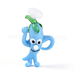 Handmade Lampwork Cartoon Pepper Chef Display Decorations&nbsp;LAMP-T025-13M