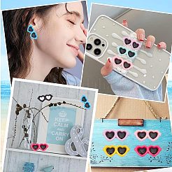 60Pcs 2 Styles Opaque Resin Cabochons&nbsp;CRES-SC0002-60