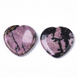 Natural Rhodonite Thumb Worry Stone&nbsp;G-N0325-01B